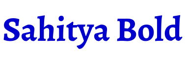 Sahitya Bold フォント